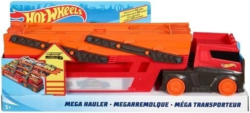 Мегатранспортер Hot Wheels евакуатор Mega Transporter на 50 авто Gwt37 від компанії Інтернет-магазин EconomPokupka - фото 1