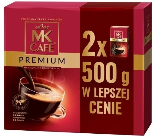 Мелена кава Mk Cafe 500 г преміум комплект 2 шт. грам від компанії Інтернет-магазин EconomPokupka - фото 1