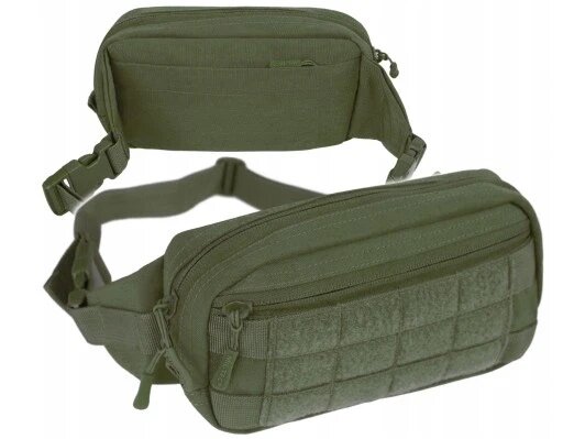 Mil-tec бічна сумка Fannypack зелена сумочка-органайзер Molle Olive від компанії Інтернет-магазин EconomPokupka - фото 1