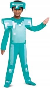 Minecraft костюм розмір 122-134 Outfit Armor Fancy 4-6 років карнавал маскарад