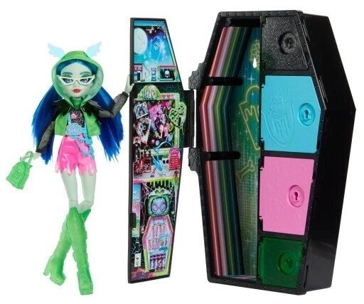 Monster High Scarysecrets Ghouilla Yelps S3 Hnf81 Terrible Secrets Neon Mattel від компанії Інтернет-магазин EconomPokupka - фото 1