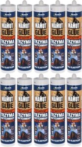 Монтажний клей "mamut" універсальний полімерний клей 290мл для всього 10шт