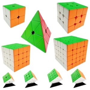 Moyu Cube Set 2x2 3x3 4x4 5x5 Pyramid Fast швидка піраміда