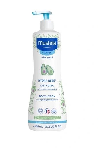 Mustela молочко для тіла 750ml для немовлят-дітей зволожуюче для тіла від компанії Інтернет-магазин EconomPokupka - фото 1