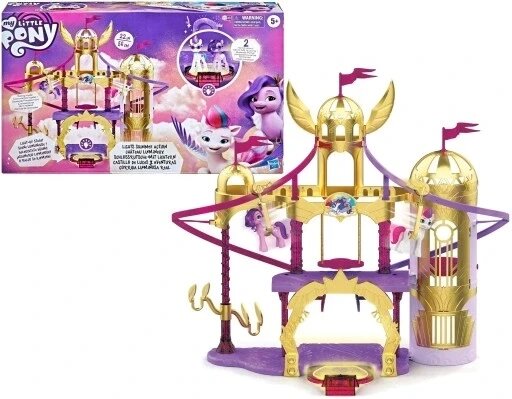 My Little Pony набір замок поні фігуркою 5+ Big Castle Light 2 фігурки пелюстки будиночок Hasbro F2035 від компанії Інтернет-магазин EconomPokupka - фото 1