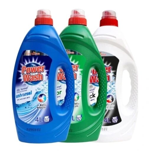 Набір 3x4 л Power Wash Gel Uni Color Black від компанії Інтернет-магазин EconomPokupka - фото 1