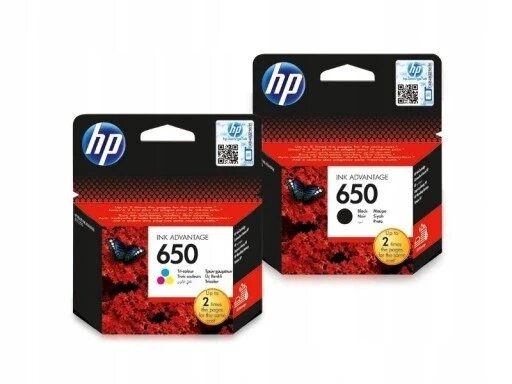 Набір чорнил 2x HP 650 Ink для Deskjet 1515 2515 2540 2545 від компанії Інтернет-магазин EconomPokupka - фото 1