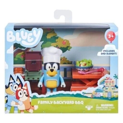 Набір для барбекю Moose Toys Bluey Family Backyard синій міні дворик тм 13030 від компанії Інтернет-магазин EconomPokupka - фото 1