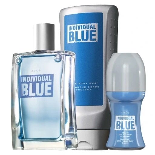 Набір для чоловіків Avon Individual Blue 4в1 подарунковий косметики для чоловіків 3в1 від компанії Інтернет-магазин EconomPokupka - фото 1