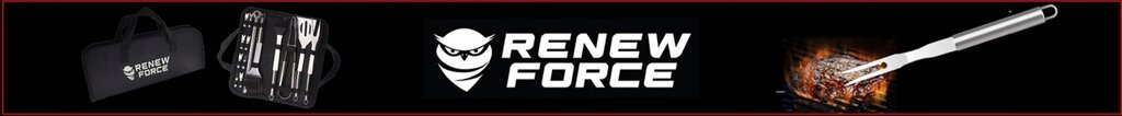 Набір для грилю Renew Force) 33 сталеві аксесуари для грилю приладдя столові прибори для грилю 33в1 + чохол Xl від компанії Інтернет-магазин EconomPokupka - фото 1