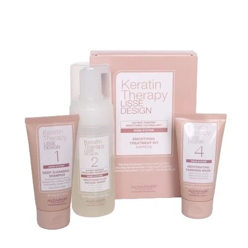 Набір для кератинового випрямлення Alfaparf Keratin Therapy Lisse Design Intro Kit Express Prostowanie від компанії Інтернет-магазин EconomPokupka - фото 1