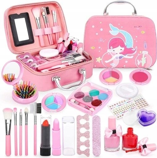 Набір для макіяжу та нігтів Mermaid дітей Box Makeup Beauty Spa Kinderini від компанії Інтернет-магазин EconomPokupka - фото 1