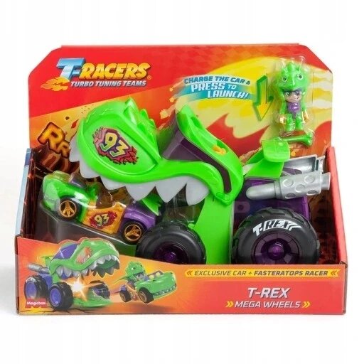 Набір фігур T-racers Mega Wheels (t-rex) S-mega 8431618018057 від компанії Інтернет-магазин EconomPokupka - фото 1