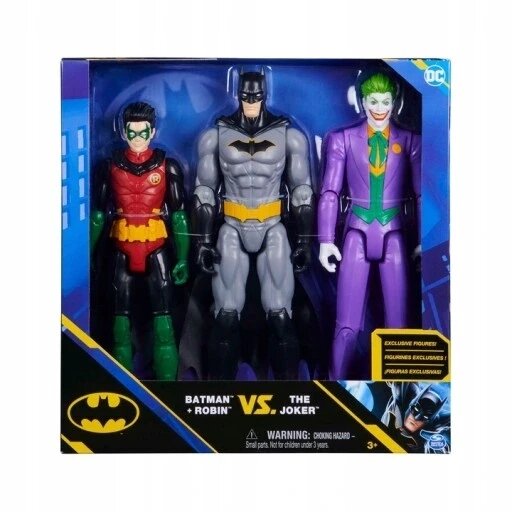 Набір фігурок Spin Master Batman Robin Joker 30 см бетмен робін джокер 0778988344651 від компанії Інтернет-магазин EconomPokupka - фото 1