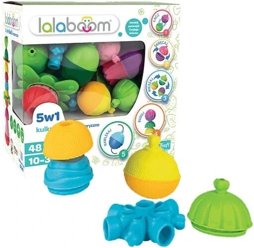 Набір кулькових блоків Trefl Lalaboom 61461 48 елементів від компанії Інтернет-магазин EconomPokupka - фото 1
