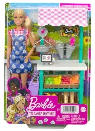 Набір лялька барбі продавець Barbie Farmers Market 22 аксесуари Mattel від компанії Інтернет-магазин EconomPokupka - фото 1