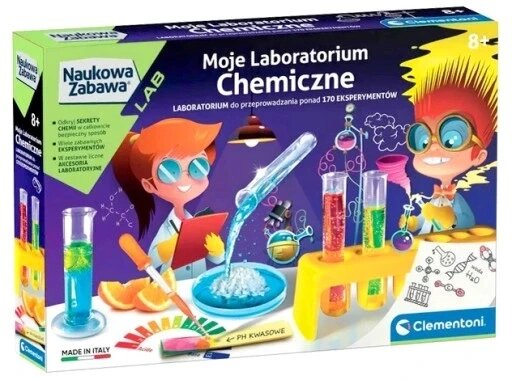 Набір моя хімічна лабораторія Clementoni My Chemistry Lab 60250 від компанії Інтернет-магазин EconomPokupka - фото 1