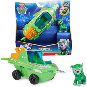 Набір автомобіля Spin Master 6066142 Paw Patrol Aqua Pups з фігуркою рокі