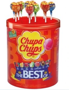 Набір з 2 шт. Льодяники Chupa Chups мікс фруктових смаків | The Best Of | пакет 50 шт
