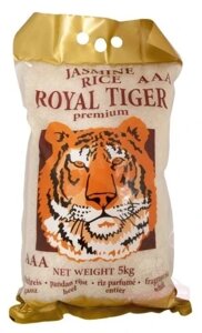Набір з 2 шт. Royal Tiger довгозернистий білий жасминовий рис 5кг