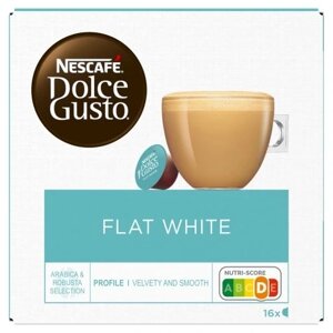 Набір з 3 шт. Капсули для Dolce Gusto Nescafe Flat White 16 шт. кава в капсулах для Flatwhite