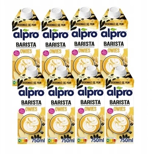 Напій Alpro Barista вівсяний 750 мл вівсяний комплект 8x від компанії Інтернет-магазин EconomPokupka - фото 1