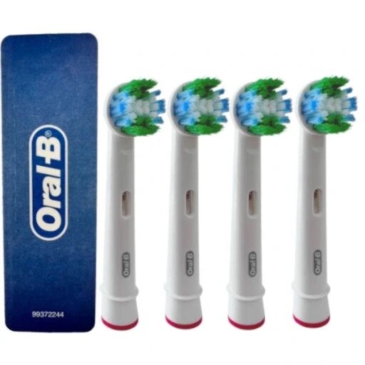 Насадки для зубної щітки Oral-b Precision Clean Eb20-4n 4 штуки оригінальні від компанії Інтернет-магазин EconomPokupka - фото 1