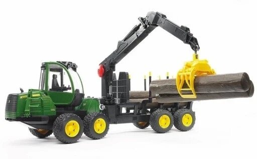 Навантажувач Bruder John Deere 1210e 02133 лісозаготівельна машина від компанії Інтернет-магазин EconomPokupka - фото 1