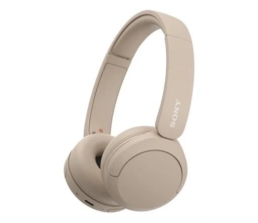 Навушники з мікрофоном Sony WH-CH520 Beige від компанії Інтернет-магазин EconomPokupka - фото 1