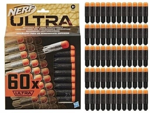 Nerf Ultra 60 Pcs Dart Refill Pack дартс набір стріл Bullets 60 шт Hasbro E9431 від компанії Інтернет-магазин EconomPokupka - фото 1