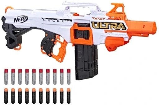 Nerf Ultra автоматична гвинтівка пістолет пускова установка Hasrbo Select + 20 дротиків F0958 Karabin від компанії Інтернет-магазин EconomPokupka - фото 1