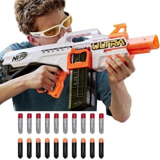 Nerf Ultra Launcher Select пістолет зі стрілками F0958 Large Machine Gun від компанії Інтернет-магазин EconomPokupka - фото 1