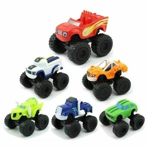 New Toys Blaze Car Set 6 ел набір приводу And Mega Machines Cars Stoys від компанії Інтернет-магазин EconomPokupka - фото 1