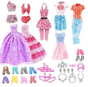 Одяг сукні для ляльок + набір аксесуарів Decor Home 34344