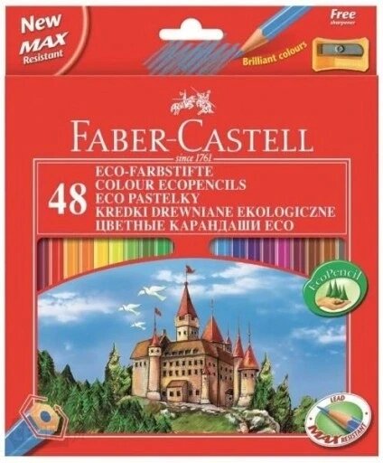 Олівці Faber-Castell 48 шт. шестигранні FABER CASTELL від компанії Інтернет-магазин EconomPokupka - фото 1