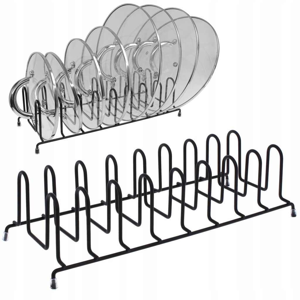 Органайзер Brunbeste для кришок підставка для тарілок посуду з нержавіючої сталі від компанії Інтернет-магазин EconomPokupka - фото 1