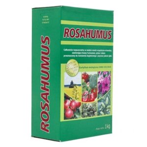 Органічне, натуральне добриво гранули 1 кг гумінові кислоти, поліпшення ґрунту Rosahumus