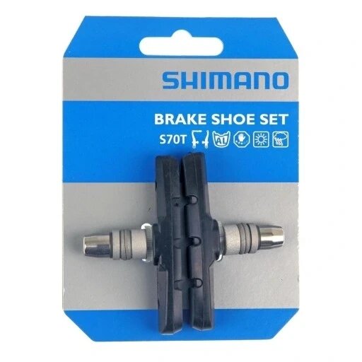 Органічні гальмівні колодки Shimano S70t набір гальмівних накладок (пара) від компанії Інтернет-магазин EconomPokupka - фото 1