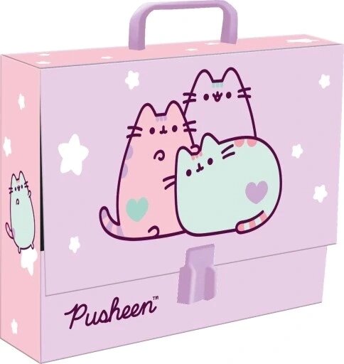 Папка з ручкою а4 St Majewski 9 см Pusheen V2 від компанії Інтернет-магазин EconomPokupka - фото 1