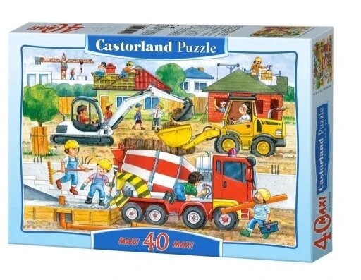 Пазл Puzzle Castorland 040018 40 ел максі, будмайданчик I604_kx4793 від компанії Інтернет-магазин EconomPokupka - фото 1