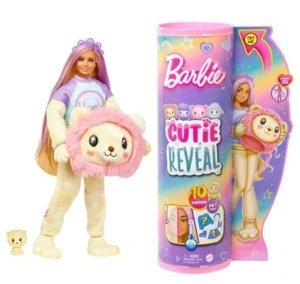 Лялька Barbie Cutie Reveal Lion + тварина Hkr06 барбі Mattel Series Sweet Styling