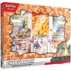Pokémon Tcg: Ex Premium Collection Box - Charizard Pokemon чарізард 6 бустерів + 65 футболок