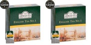 Чорний експрес-чай Ahmad Tea 200г х English No. 1 100 пакетиків з биркою в Івано-Франківській області от компании Інтернет-магазин EconomPokupka