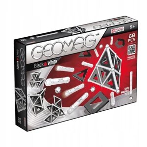 Магнітний конструктор Geomag GEO-012 BlackWhite 68 дет.