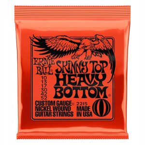 3 шт. Струни Ernie Ball Eb2215 для електрогітари Heavy Slinky Nickel 10-52