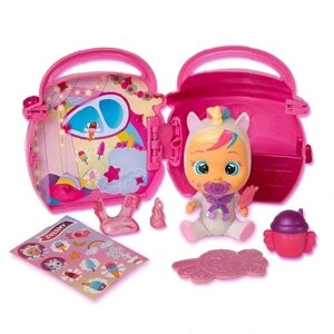 Cry Babies Tm Toys 3 ляльки нова серія 14 см 7in1 Dollhouse Crying Baby чарівні сльози + аксесуари