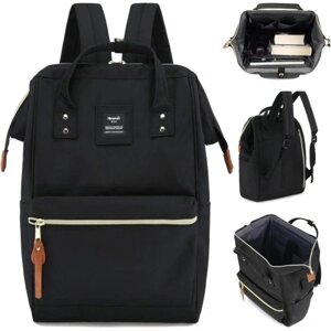 Шкільний рюкзак Himawari No 8 Classic M чорний School Bag