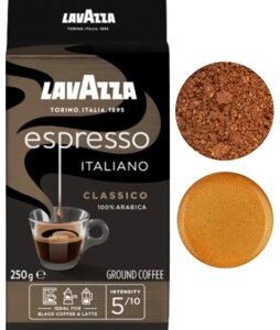 4 шт. Мелена кава Lavazza Espresso Classico 250 г 250g