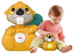 Інтерактивна плюшева іграшка Fisher-price бобер Gxd82