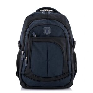 Великий чоловічий рюкзак для роботи, темно-синій BagStreet Z95